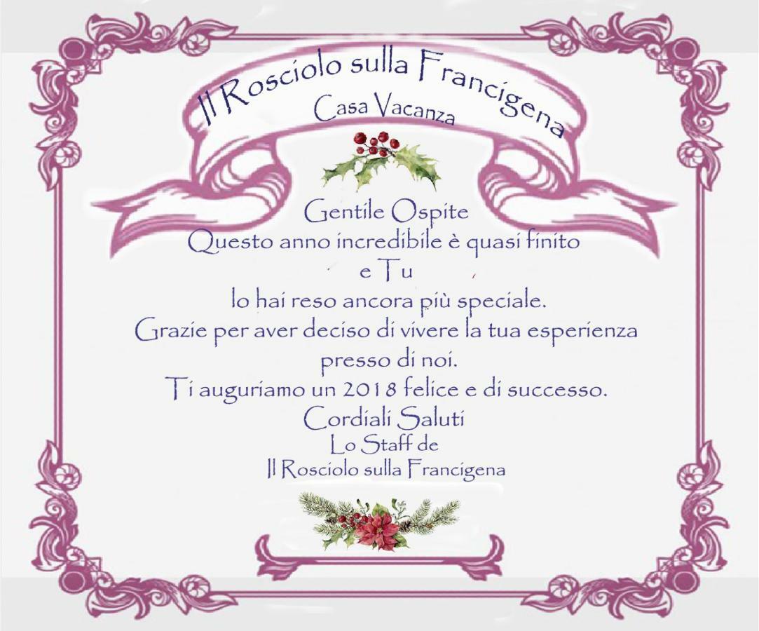 Apartamento Il Rosciolo Sulla Francigena Formello Exterior foto